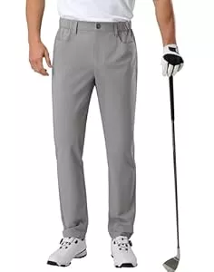 Pioneer Camp  Pioneer Camp Herren Golfhose Stretch Atmungsaktiv Lang Golf Pants mit Elastischer Bund und 3 Funktionelle Taschen