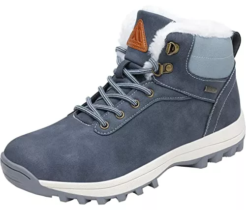 Mishansha Stiefel Mishansha Unisex Winterschuhe Winterstiefel mit Warm Gefüttert, Gr. 36-48