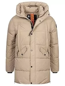Indicode  Indicode Herren Kasper Herrenparka mit Kapuze | Wintermantel für Männer