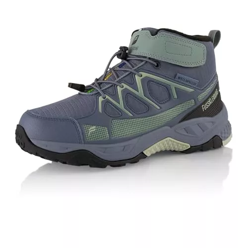 Fusskleidung Stiefel Fusskleidung® Damen Herren Winterstiefel wasserdichte Warm Gefütterte Wanderschuhe