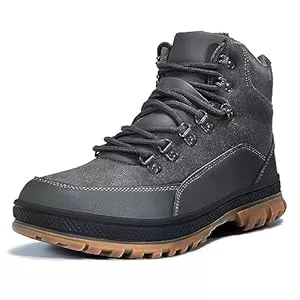 Wondamo Stiefel Wondamo Herren Winterstiefel Warm Gefüttert Leichte Schneestiefel Wasserdicht rutschfest Winterschuhe Outdoor Winterboots für Herren