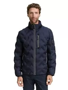 TOM TAILOR Jacken TOM TAILOR Herren 1048128 Hybrid Steppjacke mit verstaubarer Kapuze