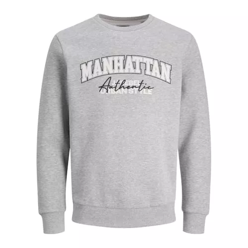 JJ REBEL Pullover & Strickmode JJ REBEL Herren Jrebnewyork Sweat Crew Neck Sn Sweatshirt (1er Pack)