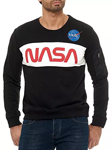Redbridge Pullover & Strickmode Redbridge Herren Pullover Sweatshirt NASA