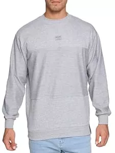 Indicode  Indicode Herren INBridge Sweatshirt mit RIPP-Bündchen aus Baumwoll-Mix | Sweater Pullover für Männer