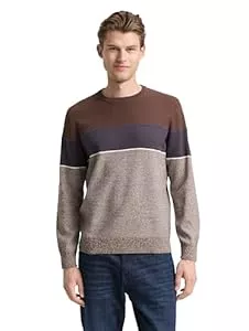 TOM TAILOR Pullover & Strickmode TOM TAILOR Herren 1048772 Strickpullover mit Colour Blocking