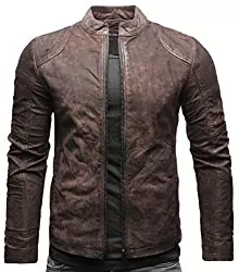 Crone Jacken Crone Ivar Herren Lederjacke Cleane Basic Echtleder Jacke