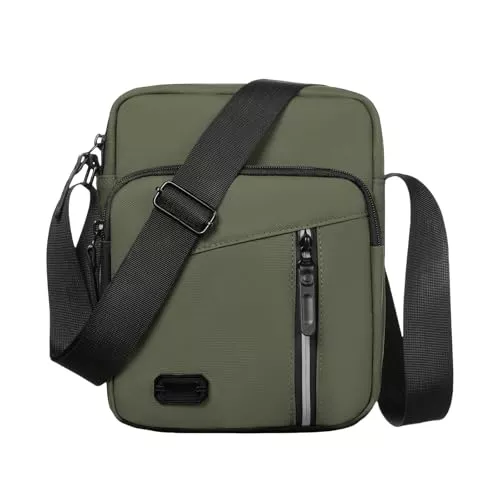 Aucuu Taschen & Rucksäcke Aucuu Umhängetasche Schultertasche Herren, Wasserdichte Herrentasche zum Umhängen Messenger Bag mit Multi Tasche, Handytasche, Crossbody Bag für Alltag, Business Arbeit und Reise
