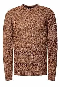 Rusty Neal Pullover & Strickmode Rusty Neal Herren Pullover S M L XL XXL 3XL Strickpullover Rundhals Grob-Strick-Pullover Langarm 429