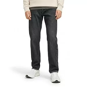 APREL Jeans APREL Jeans Herren Relaxed Fit – Schwarze Jeans Herren aus Rigid Denim ohne Stretch mit 5-Pocket Design & High Rise – Weite Jeanshose für Streetwear, Freizeit & lässige Looks in Schwarz