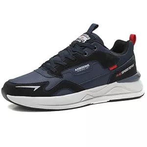 AX BOXING Sneaker & Sportschuhe AX BOXING Schuhe Herren Sneaker Leichte Freizeitschuhe Mode Herrenschuhe Sportschuhe Leder Walkingschuhe Größe 41-46 EU