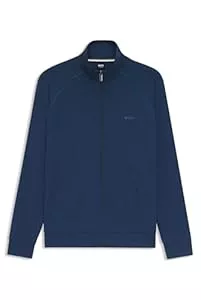 BOSS  BOSS Herren Mix&Match Jacket Z Jacke aus Stretch-Baumwolle mit Reißverschluss und Logo-Stickerei