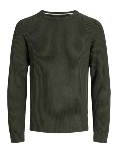 JACK & JONES Pullover & Strickmode JACK & JONES Herren Jjpannel Knit Crew Neck Aw25