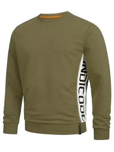 Indicode Pullover & Strickmode Indicode Herren INNilon Sweatshirt mit Rundhals| Herrensweatshirt Pulli Sweater Pullover Männer