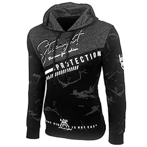 Baxboy Kapuzenpullover Baxboy Herren Pullover Hoodie Sweatjacke Longsleeve Sweatshirt Jacke Langarm Kapuzenpullover Hoody Sweater 2628
