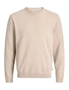 JACK &amp; JONES Pullover & Strickmode JACK &amp; JONES Male Strickpullover Einfarbig Strickpullover