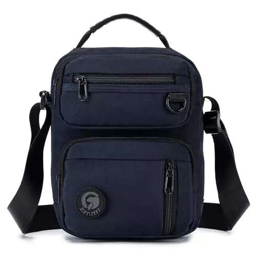 BAGZY Taschen & Rucksäcke BAGZY Umhängetasche Schultertasche Messenger Bag, Klein Herrentasche Zum Umhängen Wasserdichte Handy Schultertasche, Crossbody Handytasche Männerhandtasche für Arbeit Reise Alltagsleben