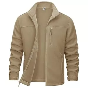 TACVASEN Jacken TACVASEN Herren Fleecejacke Warme Outdoor Mid Layer Full Zip Microfleece Jacket