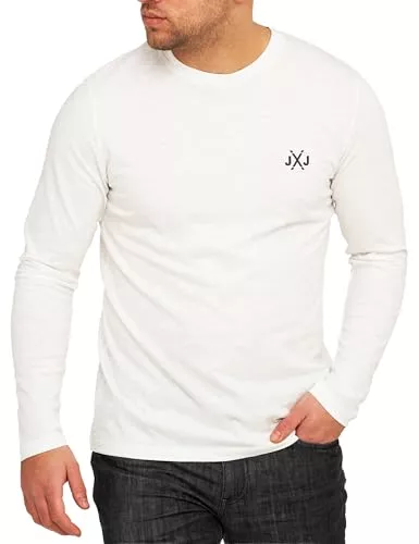 JACK &amp; JONES Langarmshirts JACK &amp; JONES Infinity Herren Langarmshirt Rise Infinity O-Neck T-Shirt