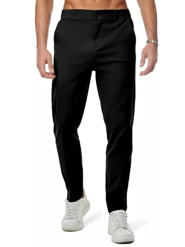 JMIERR Hosen JMIERR Baumwolle Chino Hosen Herren Stretch Cargohose Hose Männer Business Freizeit Hosen Elastische Taille mit Taschen