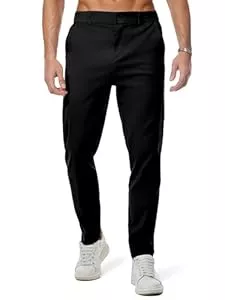JMIERR Hosen JMIERR Baumwolle Chino Hosen Herren Stretch Cargohose Hose Männer Business Freizeit Hosen Elastische Taille mit Taschen
