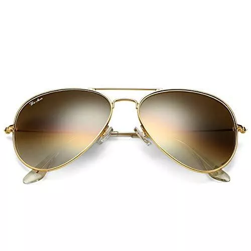 Pro Acme Sonnenbrillen & Zubehör Pro Acme Klassische Herren und Damen Pilotenbrille Sonnenbrille, 100% Echte Glaslinse-Sonnenbrillen