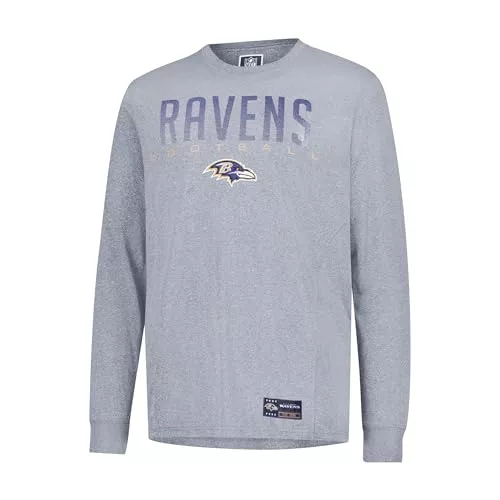 Ultra Game Langarmshirts Ultra Game NFL Mens Men's Active Lightweight Quick Dry Long Sleeve T-Shirt