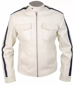 ZM ATTIRE Jacken ZM ATTIRE Need For Speed Tobey Marshall Herren-Jacke, Leder, Weiß