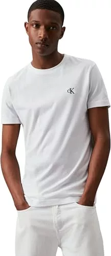 Calvin Klein T-Shirts Calvin Klein Herren T-Shirt Kurzarm Ck Essential Slim Fit