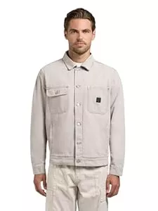 khujo Jacken khujo Herren leichte Übergangsjacke kurze Denim-Jacke in Jeans-Optik mit Brusttaschen Ronny S-XXL