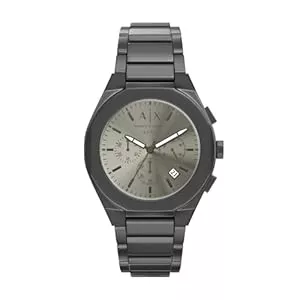 Armani Exchange Uhren Armani Exchange Herrenuhr, Quarz-Chronographenwerk und 42 mm Gehäusegröße mit Edelstahlarmband