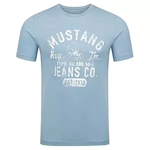 MUSTANG T-Shirts MUSTANG Herren Mustang Tshirt T-Shirt