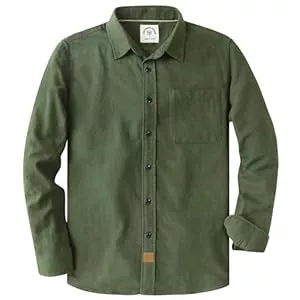 Dubinik Hemden Dubinik® 6 oz Men's Flannel Shirt,Checked Button-Down Outdoor Cotton Casual Shirts,Flanellhemden Herren Langarm