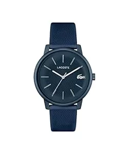 Lacoste Uhren Lacoste.12.12 Move Analog Quarzuhr für Herren mit Silikonarmbänder