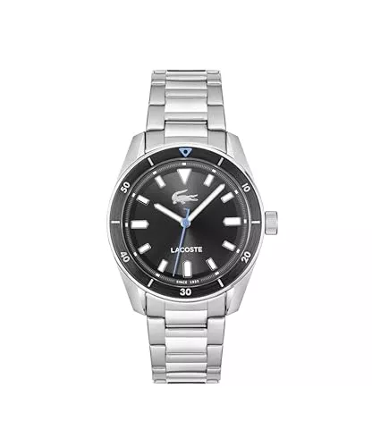 Lacoste Uhren Lacoste Uhr mit DREI-Zeiger-Quarzwerk für Herren Kollektion Boston mit Edelstahl- oder Lederarmband