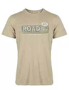 ROADSIGN australia  ROADSIGN australia Herren T-Shirt mit Roadtrip-Motiv für Urbane Herbstlooks