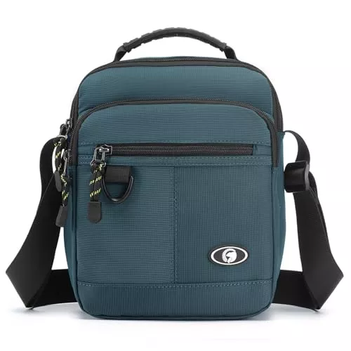 BAGZY Taschen & Rucksäcke BAGZY Umhängetasche Herren Schultertasche Oxford Handtaschen Männer Tablet-Tasche Große Brustbeutel Herren Tasche Arbeitstasche für Büro/Hochschule/Reisen