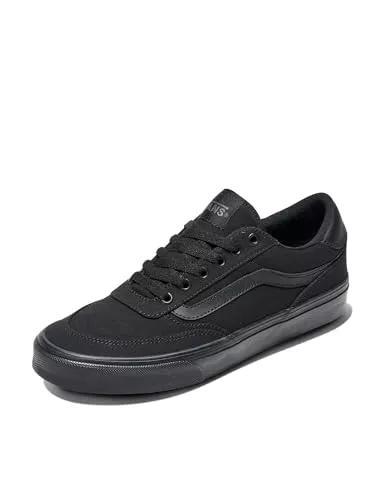 Vans Schnürhalbschuhe Vans Herren Turnschuhe Brooklyn Aus Wildleder, Black/Asphalt