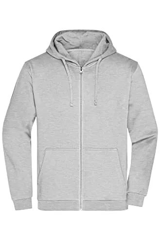 James &amp; Nicholson Kapuzenpullover James &amp; Nicholson Herren Basic Kapuzen-Sweatjacke - Klassische Sweatjacke mit Kapuze und Kordelzug