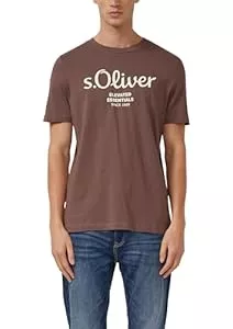 s.Oliver T-Shirts s.Oliver T-Shirt aus Baumwolle mit Label-Print