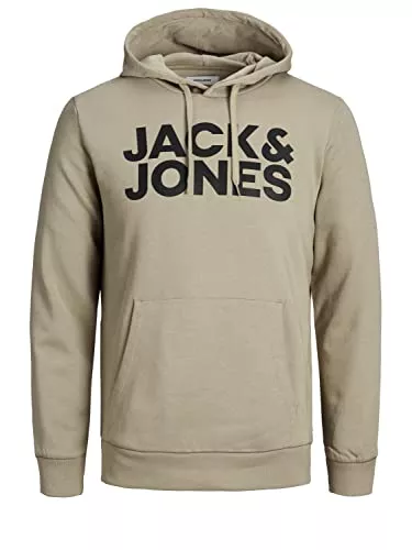 JACK &amp; JONES Kapuzenpullover JACK &amp; JONES Hoodie Herren Kapuzenpullover Männer Jungen XS-3XL Langarm mit Kapuze &amp; Tasche – Sweatshirt Herren Mode für Herren Herrenkleidung