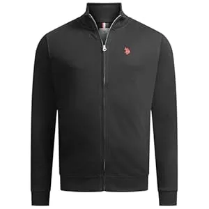 U.S. Polo Assn.  U.S. POLO ASSN. Herren Sweatjacke (S-XXL) mit Stehkragen, Reißverschluss, Eingrifftaschen und Leichter Fütterung P020
