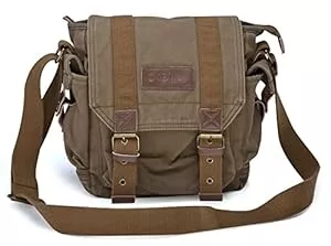 GOOTIUM Taschen & Rucksäcke Gootium Canvas Messenger Bag - Small Vintage Shoulder Purse Crossbody Satchel