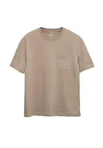 Marks &amp; Spencer  Marks &amp; Spencer Mittelschweres T-Shirt Aus Reiner Baumwolle Mit Tasche Herren