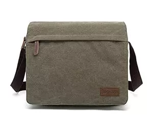 Sechunk Taschen & Rucksäcke Sechunk Kleine Umhängetasche aus Segeltuch im Vintage-Stil