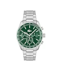 Lacoste Uhren Lacoste Chronograph-Quarzuhr der Boston Kollektion für Herren mit Leder- oder Edelstahlarmband in Glieder- oder Mesh-Design