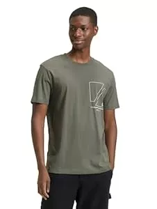 TOM TAILOR Denim T-Shirts Tom Tailor Denim Herren Basic T-Shirt mit Logo-Print