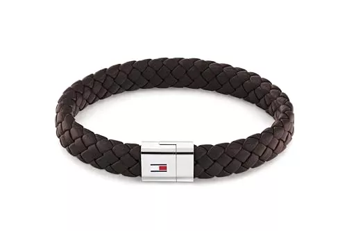 Tommy Hilfiger Adaptive Schmuck Tommy Hilfiger Jewelry Armband für Herren aus Leder - Erhältlich aus Schwarz oder Braun oder Blau