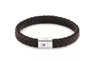 Tommy Hilfiger Adaptive Schmuck Tommy Hilfiger Jewelry Armband für Herren aus Leder - Erhältlich aus Schwarz oder Braun oder Blau