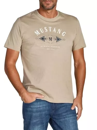 MUSTANG T-Shirts MUSTANG Herren Mustang Tshirt T-Shirt